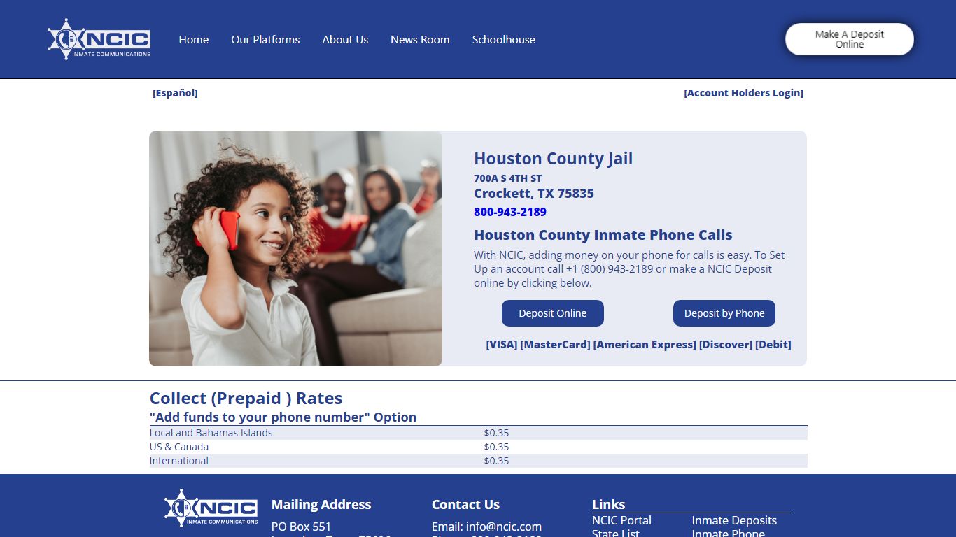 Houston County Jail Calls | NCIC Inmate Phone Service