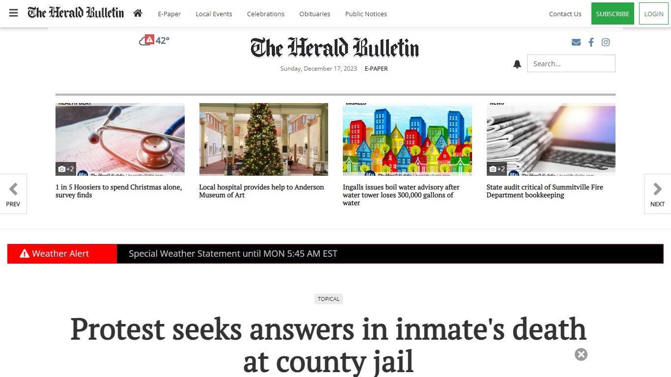 Protest seeks answers in inmate's death at county jail